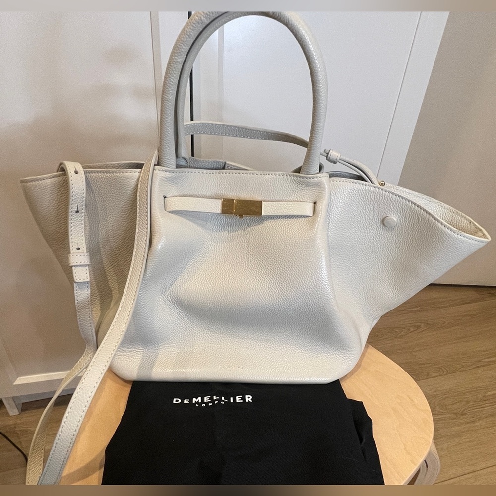 DEMELLIER MIDI NEW YORK OFF WHITE SMALL GRAIN